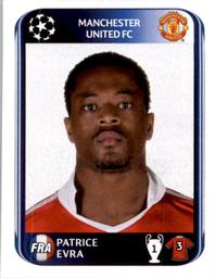 2010-11 Panini UEFA Champions League Stickers #146 Patrice Evra Front