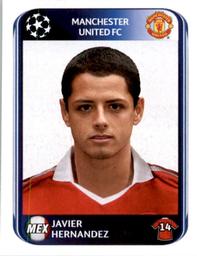 2010-11 Panini UEFA Champions League Stickers #154 Javier Hernandez Front