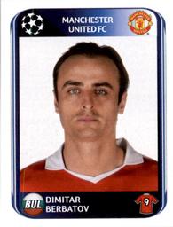 2010-11 Panini UEFA Champions League Stickers #156 Dimitar Berbatov Front