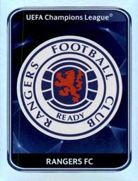 2010-11 Panini UEFA Champions League Stickers #175 Rangers Club Badge Front