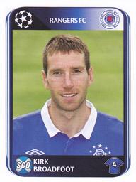 2010-11 Panini UEFA Champions League Stickers #178 Kirk Broadfoot Front