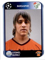 2010-11 Panini UEFA Champions League Stickers #206 Leonel Nuñez Front