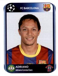 2010-11 Panini UEFA Champions League Stickers #216 Adriano Front