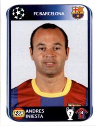 2010-11 Panini UEFA Champions League Stickers #220 Andres Iniesta Front