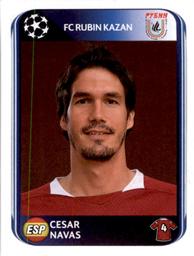 2010-11 Panini UEFA Champions League Stickers #263 Cesar Navas Front