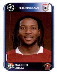 2010-11 Panini UEFA Champions League Stickers #273 Macbeth Sibaya Front