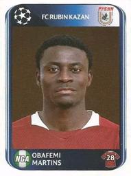 2010-11 Panini UEFA Champions League Stickers #275 Obafemi Martins Front