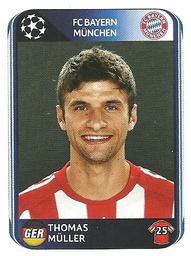 2010-11 Panini UEFA Champions League Stickers #291 Thomas Müller Front