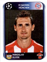 2010-11 Panini UEFA Champions League Stickers #292 Miroslav Klose Front