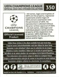 2010-11 Panini UEFA Champions League Stickers #350 Ashley Cole Back