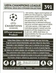 2010-11 Panini UEFA Champions League Stickers #391 Ibson Back