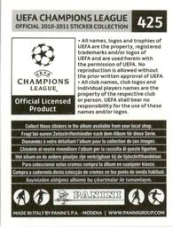 2010-11 Panini UEFA Champions League Stickers #425 Ronaldinho Back