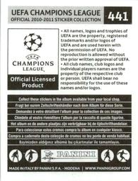 2010-11 Panini UEFA Champions League Stickers #441 Pedro Leon Back