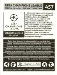 2010-11 Panini UEFA Champions League Stickers #457 Eyong Enoh Back