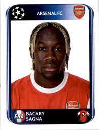 2010-11 Panini UEFA Champions League Stickers #484 Bacary Sagna Front