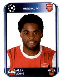2010-11 Panini UEFA Champions League Stickers #487 Alex Song Front