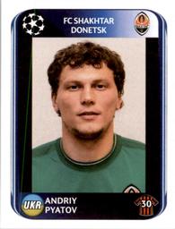2010-11 Panini UEFA Champions League Stickers #499 Andriy Pyatov Front