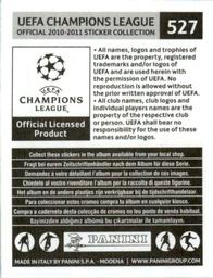 2010-11 Panini UEFA Champions League Stickers #527 Alan Back