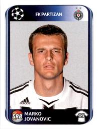 2010-11 Panini UEFA Champions League Stickers #537 Marko Jovanovic Front