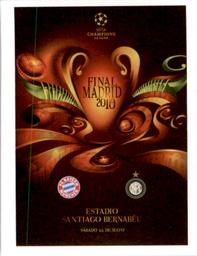 2010-11 Panini UEFA Champions League Stickers #553 Poster Final Madrid 2010 Front