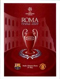 2010-11 Panini UEFA Champions League Stickers #554 Poster Roma Finale 2009 Front