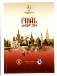 2010-11 Panini UEFA Champions League Stickers #555 Poster Final Moscow 2008 Front