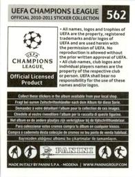 2010-11 Panini UEFA Champions League Stickers #562 Poster Istanbul The Final 2005 Back