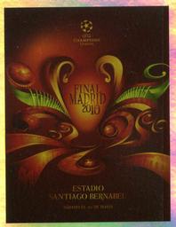 2009-10 Panini UEFA Champions League Stickers #2 Poster Final Madrid 2010 Front