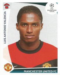 2009-10 Panini UEFA Champions League Stickers #87 Luis Antonio Valencia Front