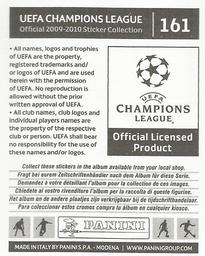 2009-10 Panini UEFA Champions League Stickers #161 Sergio Ramos Back