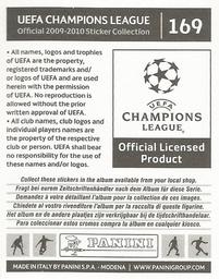 2009-10 Panini UEFA Champions League Stickers #169 Esteban Granero Back