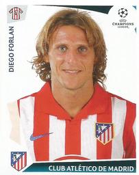 2009-10 Panini UEFA Champions League Stickers #257 Diego Forlan Front