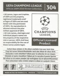 2009-10 Panini UEFA Champions League Stickers #304 Cesar Delgado Back
