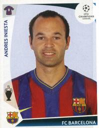 2009-10 Panini UEFA Champions League Stickers #354 Andres Iniesta Front