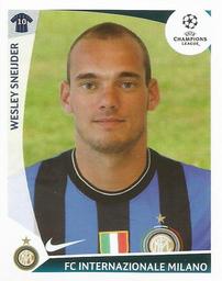 2009-10 Panini UEFA Champions League Stickers #375 Wesley Sneijder Front