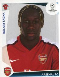 2009-10 Panini UEFA Champions League Stickers #486 Bacary Sagna Front