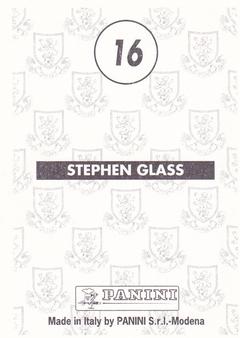 1996 Panini Scottish Premier League #16 Stephen Glass Back