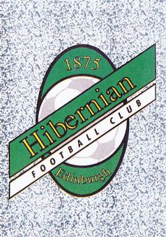 1996 Panini Scottish Premier League #125 Hibernian Club Badge Front