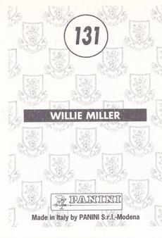 1996 Panini Scottish Premier League #131 Willie Miller Back