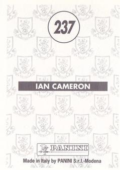 1996 Panini Scottish Premier League #237 Ian Cameron Back
