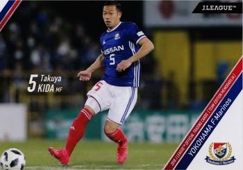 2018 J. League Official Trading Cards Team Edition Memorabilia Yokohama F. Marinos #4 Takuya Kida Front