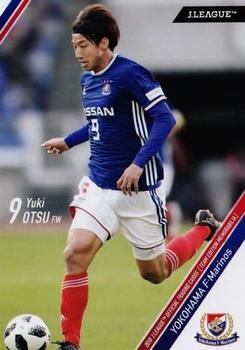 2018 J. League Official Trading Cards Team Edition Memorabilia Yokohama F. Marinos #8 Yuki Otsu Front