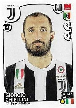 2017-18 Panini Calciatori Stickers #287 Giorgio Chiellini Front