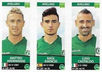 2017-18 Panini Calciatori Stickers #579 Matteo Ardemagni / Raúl Asencio / Luigi Castaldo Front