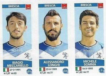 2017-18 Panini Calciatori Stickers #590 Biagio Meccariello / Alessandro Longhi / Michele Somma Front