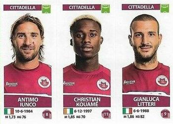 2017-18 Panini Calciatori Stickers #617 Antimo Iunco / Christian Kouamé / Gianluca Litteri Front