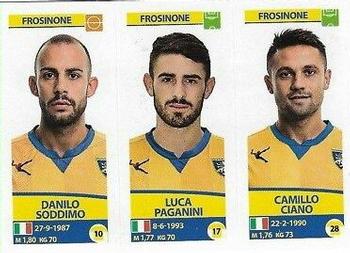 2017-18 Panini Calciatori Stickers #646 Danilo Soddimo / Luca Paganini / Camillo Ciano Front