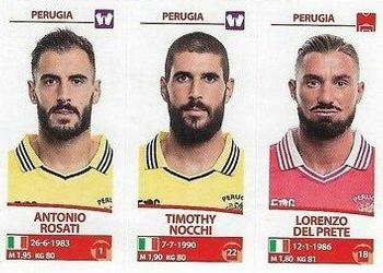 2017-18 Panini Calciatori Stickers #672 Antonio Rosati / Timothy Nocchi / Lorenzo Del Prete Front