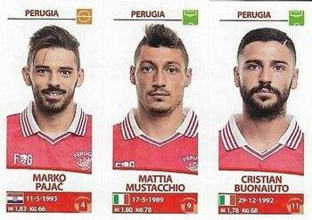 2017-18 Panini Calciatori Stickers #676 Marko Pajac / Mattia Mustacchio / Cristian Buonaiuto Front