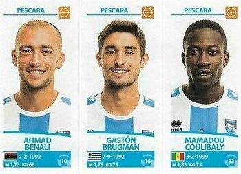 2017-18 Panini Calciatori Stickers #682 Ahmad Benali / Gaston Brugman / Mamadou Coulibaly Front